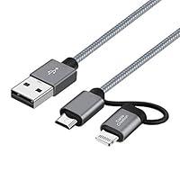 Algopix Similar Product 12 - 4FT 2in1 iPhone and Android Charging