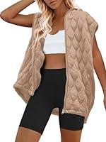 Algopix Similar Product 17 - SENSERISE Womens Oversized Puffer Vest