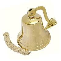 Algopix Similar Product 1 - ARSUK Ship Bell  Large Brass Sleigh