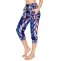Algopix Similar Product 3 - Mlide Woemns Star Print July 4th High