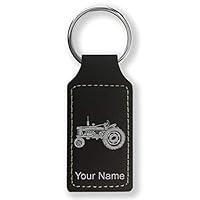 Algopix Similar Product 6 - LaserGram Rectangle Keychain Old Farm