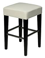 Algopix Similar Product 16 - Cortesi Home Aspen White Counter Stool