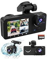 Algopix Similar Product 1 - Dash Cam Front and Rear Inside 4K Full