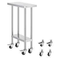 Algopix Similar Product 13 - VEVOR Stainless Steel Work Table 24 x