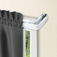 Algopix Similar Product 2 - Lockseam Double Curtain Rod 4884 inch