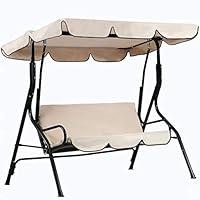Algopix Similar Product 7 - FDW Patio Swing Canopy Glider Hammock