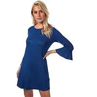 Algopix Similar Product 10 - YUMI Womens Quarter Sleeve Tunic Dress