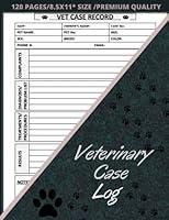 Algopix Similar Product 10 - Veterinary Case Log Book Case Log For