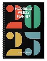 Algopix Similar Product 3 - Modernist Weekly Planner 2025