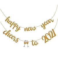 Algopix Similar Product 13 - Happy New Year Banner Garland for New