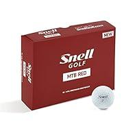 Algopix Similar Product 18 - Snell MTB Red My Tour Golf Balls White