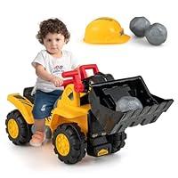 Algopix Similar Product 13 - Costzon Ride on Excavator Construction