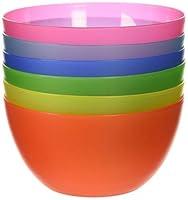 Algopix Similar Product 7 - 6 Pc Fun MultiColored BPAFree Bowls 