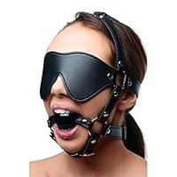 Algopix Similar Product 1 - Blindfold Harness and Ball Gag