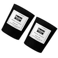 Algopix Similar Product 4 - VOSAREA 2pcs Glass Scented Candle Aroma