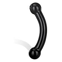 Algopix Similar Product 9 - Gläs Double Bull Black Dildo