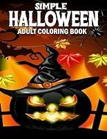 Algopix Similar Product 13 - Simple Halloween coloring Book For