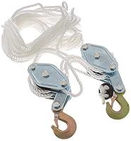 Algopix Similar Product 8 - 2 Ton Rope Hoist Pulley Wheel Block and