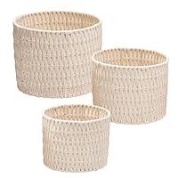 Algopix Similar Product 12 - HoneyCanDo 3pc Cozy Weave Basket