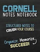 Algopix Similar Product 10 - Cornell Notes Notebook  Organize