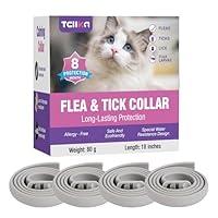 Algopix Similar Product 3 - Flea Collar for Cats 4 Pack Cat Flea