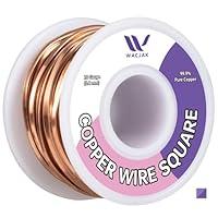 Algopix Similar Product 18 - Wacjak 20 Gauge Square Copper Wire