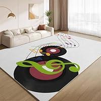 Algopix Similar Product 2 - Musical Note Living Room Rug 5X7