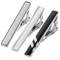 Algopix Similar Product 18 - 3pc Mens Tie Bar Clip 21 Inch