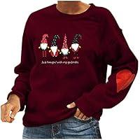 Algopix Similar Product 15 - Christmas Printed Pullover
