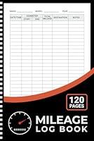 Algopix Similar Product 9 - Mileage Log Book Vehicle Mileage