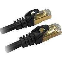 Algopix Similar Product 5 - QVS 25Feet CAT7 Patch Cord Black