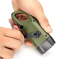 Algopix Similar Product 8 - VADIV Hand Crank Flashlight Solar