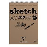 Algopix Similar Product 18 - Clairefontaine A3 White Sketch Pad 90