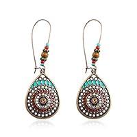 Algopix Similar Product 3 - Wenini Vintage Boho Earrings Retro