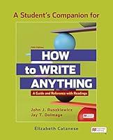 Algopix Similar Product 17 - A Students Companion to How to Write