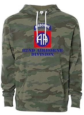 Best Deal for USAMM Army 82nd Airborne Veteran Full Color Pullover Hoodie