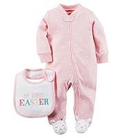 Algopix Similar Product 3 - Carters Baby Girls Easter Footie
