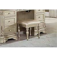 Algopix Similar Product 8 - Benzara Faux Leather Upholstered Wooden