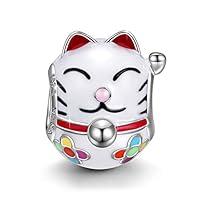 Algopix Similar Product 5 - NINAQUEEN Lucky Fortune Cat Charms Fits