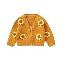 Algopix Similar Product 2 - Baby Girl Sweater Cardigan Long Sleeve