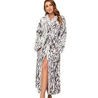 Algopix Similar Product 19 - RONGTAI Long Fleece Robes for Women