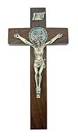 Algopix Similar Product 9 - Walnut Saint Benedict Wall Cross