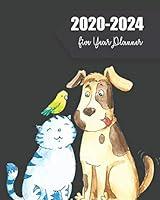 Algopix Similar Product 11 - 20202024 Five Year Planner Watercolor