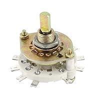 Algopix Similar Product 15 - uxcell 6mm D Shaft 2P4T 2 Pole 4
