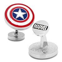 Algopix Similar Product 5 - Captain America Shield Cufflinks