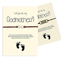 Algopix Similar Product 19 - Will you be my godparents gift set of