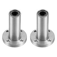 Algopix Similar Product 10 - uxcell LM8UU Extra Long Round Flange