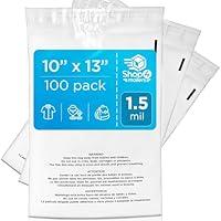 Algopix Similar Product 5 - Shop4Mailers 10 x 13 Clear Plastic Flat