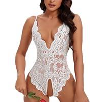 Algopix Similar Product 10 - Minsera Women One Piece Lingerie Lace