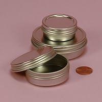 Algopix Similar Product 15 - Screw Top Round Steel Tin Can 1oz 24